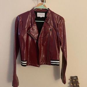 BCBGgeneration leather jacket, XS, NWOT